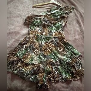 Francescas, one shoulder romper, Medium.